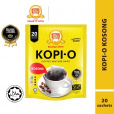 Kluang TV Coffee Kopi-O Kosong (20 individual sachets x 1 pack)